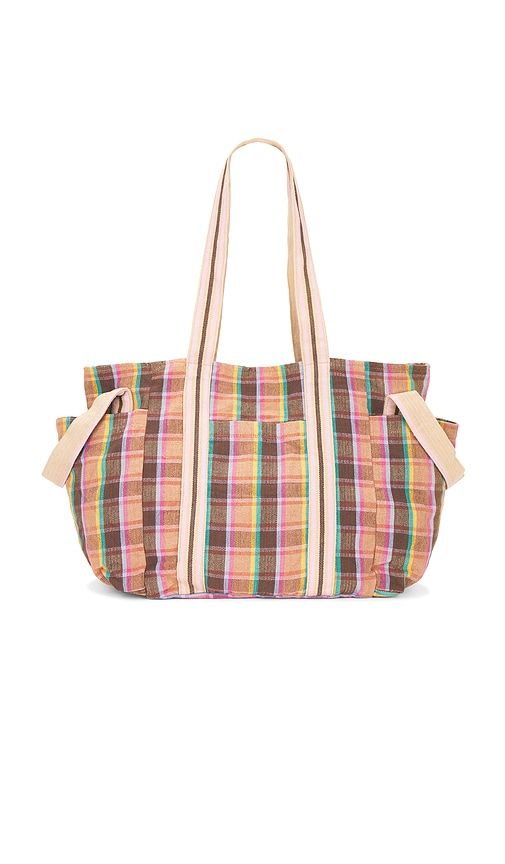 Oksana Multi Print Tote Bag in Brown,Pink - Free People - Modalova