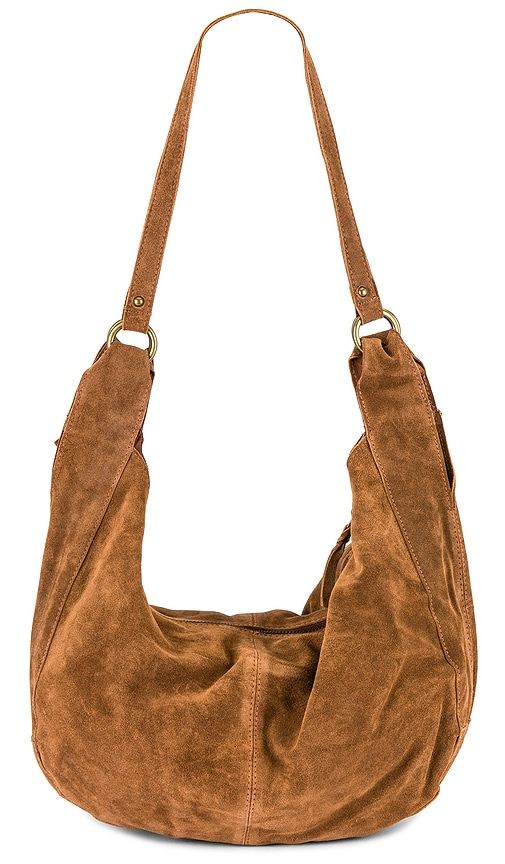 Free People Roma Suede Tote in Tan - Free People - Modalova