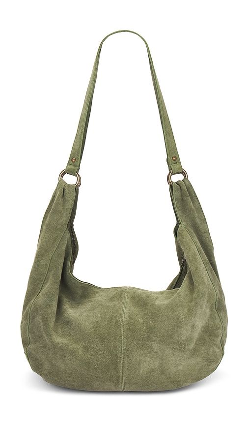 Roma Suede Tote in Olive - Free People - Modalova