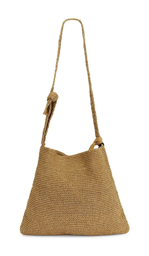 Coastal Crush Straw Tote in Neutral - Free People - Modalova