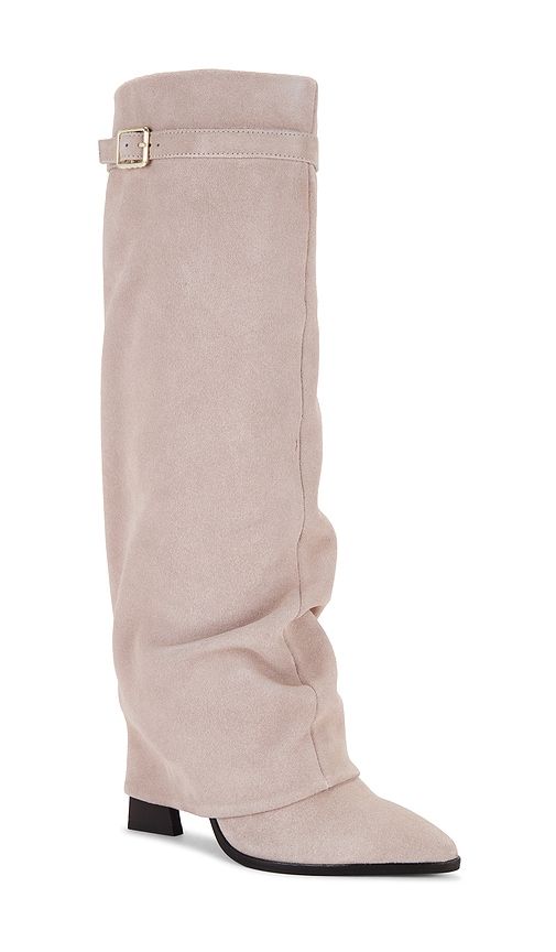 Felicity Foldover Boot in Brown. - size 6 (also in 7) - Free People - Modalova