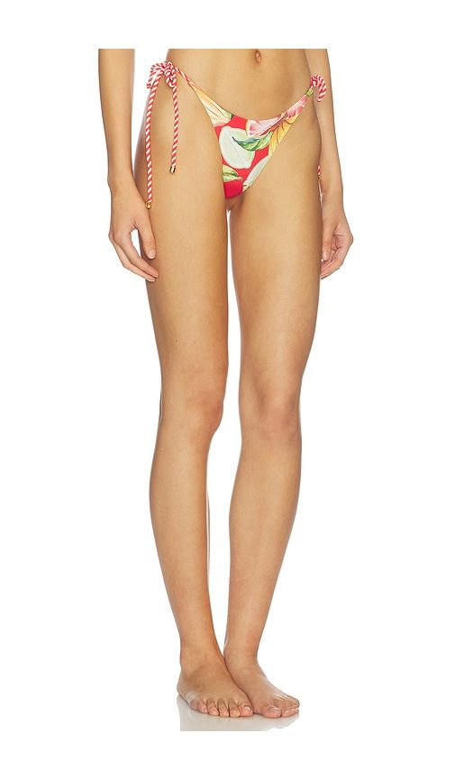 Bikini Bottom With Rope in Red. - size L (also in M, S, XS) - FARM Rio - Modalova