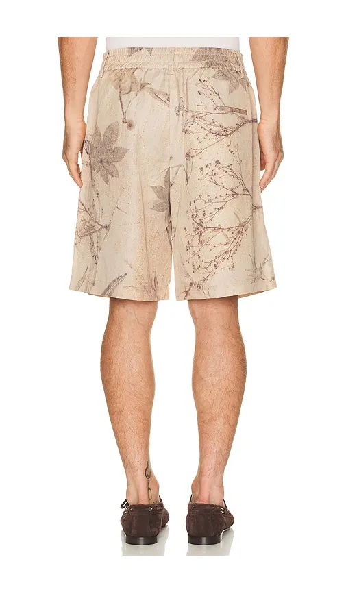 Printed Plant Dye Shorts in . - size L (also in M, S, XL/1X) - Feng Chen Wang - Modalova