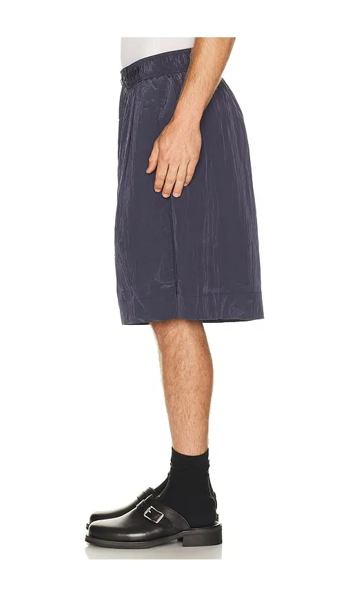 Nylon Cargo Shorts in Navy. - size L (also in M, S, XL/1X) - Feng Chen Wang - Modalova