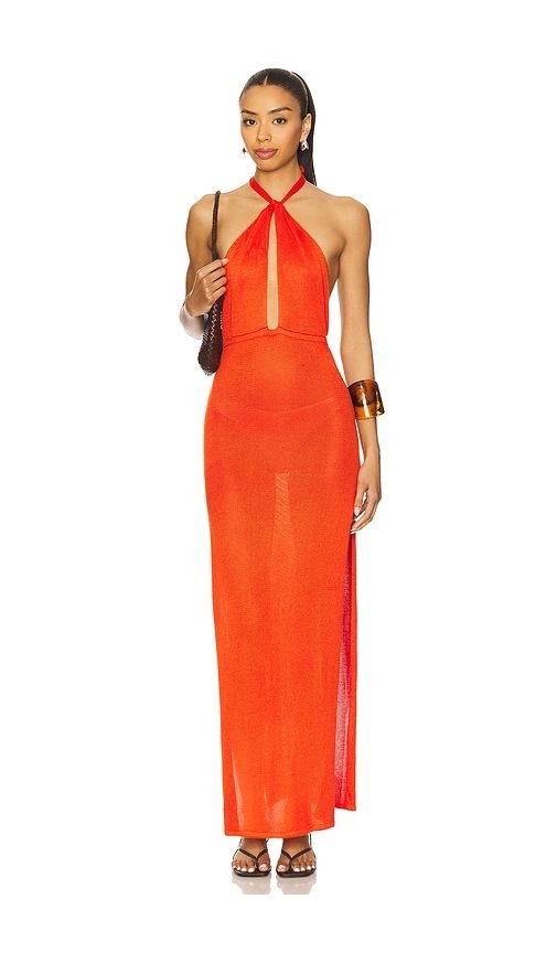 Asha Dress in Orange. - size L (also in XL) - Flook The Label - Modalova