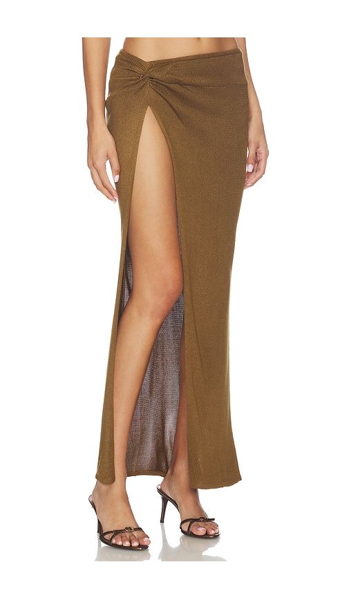 Delani Top in Army. - size L (also in M, S, XS) - Flook The Label - Modalova
