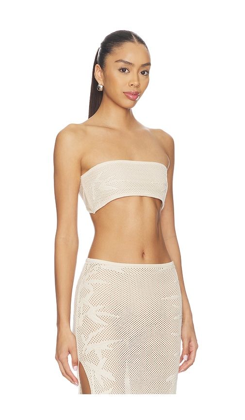 Zhenya Bandeau Top in Beige. - size M (also in S, XS) - Flook The Label - Modalova