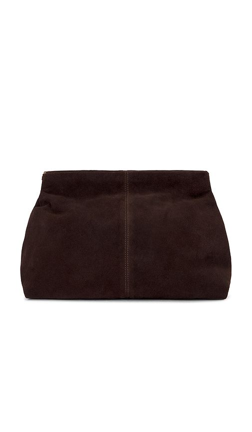 Flattered Clay Clutch in Chocolate - Flattered - Modalova