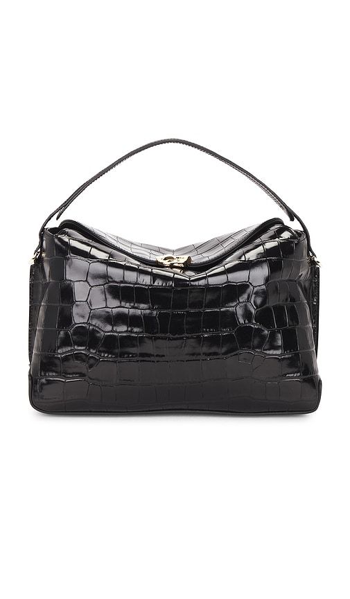 Hanna Grande Top Handle Bag in Black - Flattered - Modalova