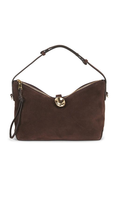 Gaia Handbag in Chocolate - Flattered - Modalova