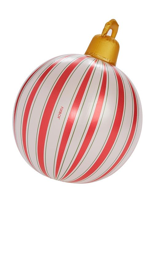 Pack Vintage Stripe Light Up Inflatable Ornaments in Red - FUNBOY - Modalova