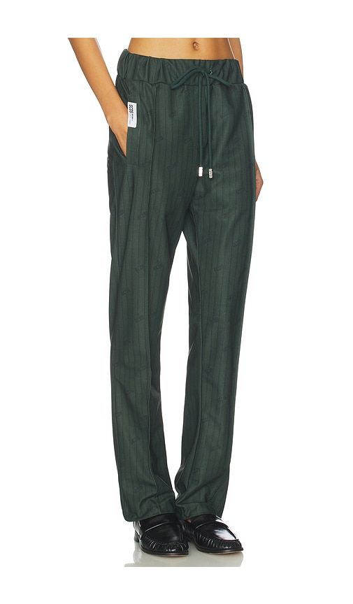 Triacetate Pinstripe Jogger in Dark Green. - size M (also in S, XS) - GCDS - Modalova