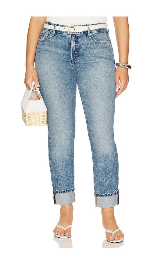 Mid Rise Good Classic Cuffed Jeans in Blue. - size 22 (also in 24) - Good American - Modalova