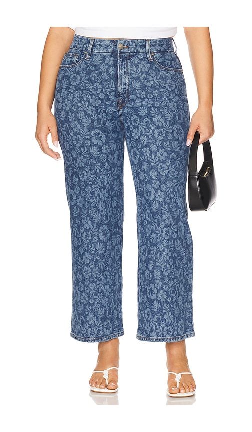Good Waist Cropped Palazo in Blue. - size 2 (also in 4, 10, 20, 22) - Good American - Modalova