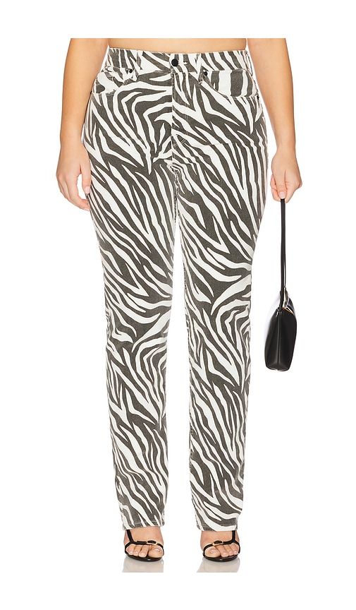 Zebra Good Icon Straight in White. - size 12 (also in 2) - Good American - Modalova