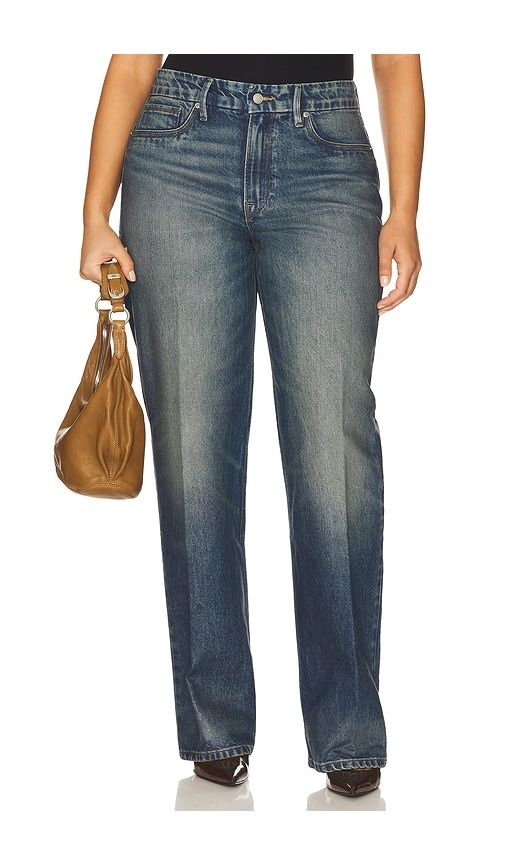 S Relaxed Coated Jeansin in Blue. - size 2 (also in 22, 24, 4) - Good American - Modalova