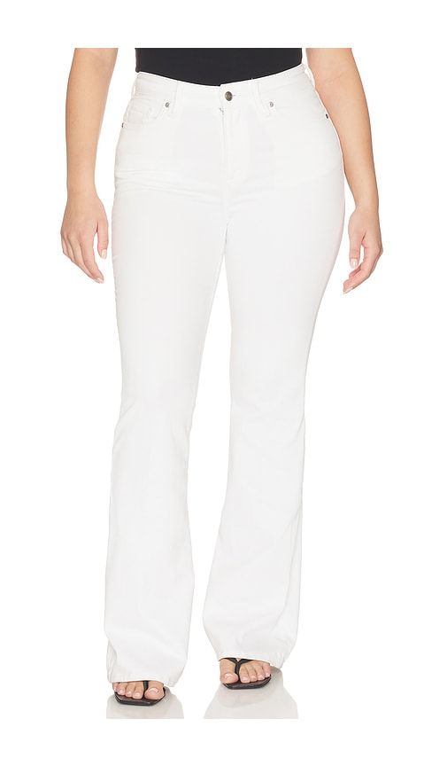 Good Legs Flare Jeans in White. - size 14 (also in 16, 20, 4) - Good American - Modalova