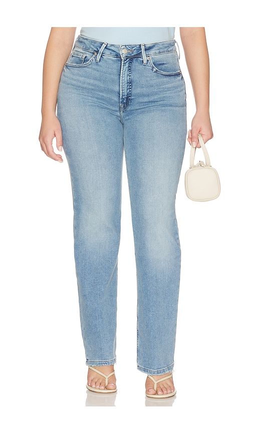Soft Tech Good True Straight Jeans in Blue. - size 0 (also in 00, 16, 2, 20, 4, 6, 8) - Good American - Modalova