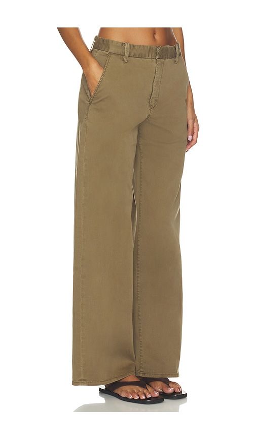 Low Slung Baggy Trouser in Green. - size 10 (also in 12, 14, 6, 8) - Good American - Modalova