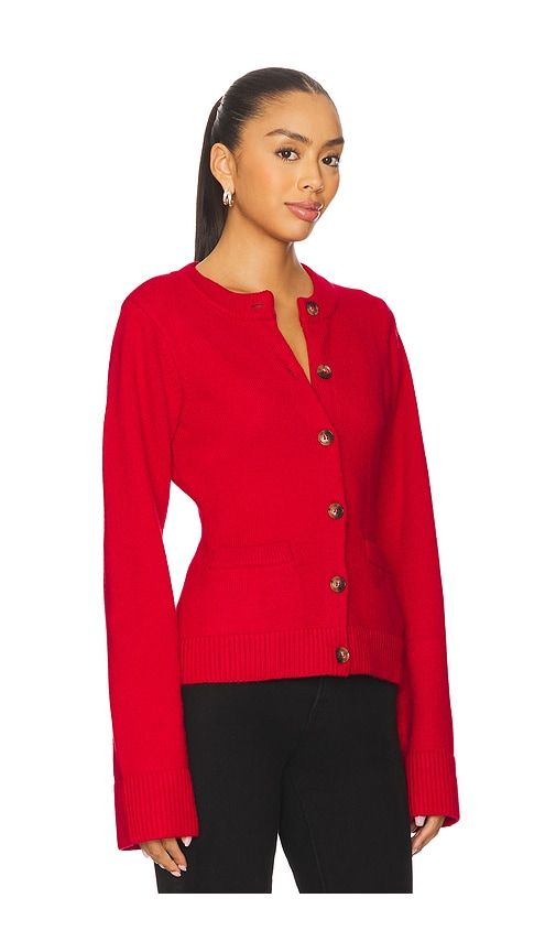Button Front Knit Cardigan in Red. - size L (also in XXXL/3X) - Good American - Modalova