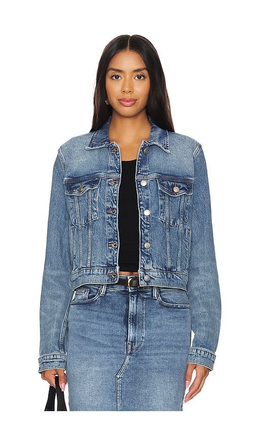 Committed To Fit Jacket in Denim-Medium. - size 4X (also in 5X) - Good American - Modalova