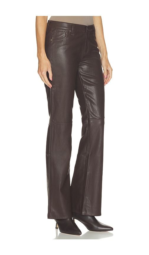 Better Than Leather Low Rise Bootcut in Brown. - size 0 (also in 00, 10, 12, 14, 2, 4, 6, 8) - Good American - Modalova