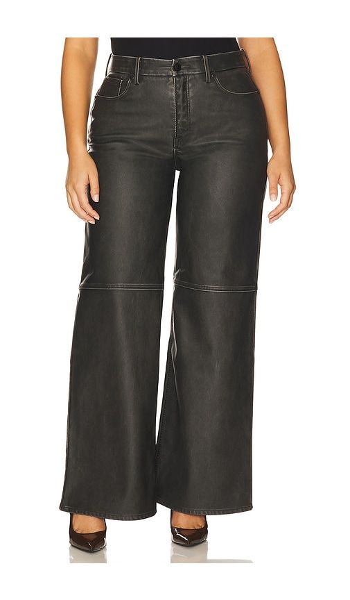Good Skate Faux Leather Pants in Black. - size 0 (also in 2, 22, 24, 8) - Good American - Modalova