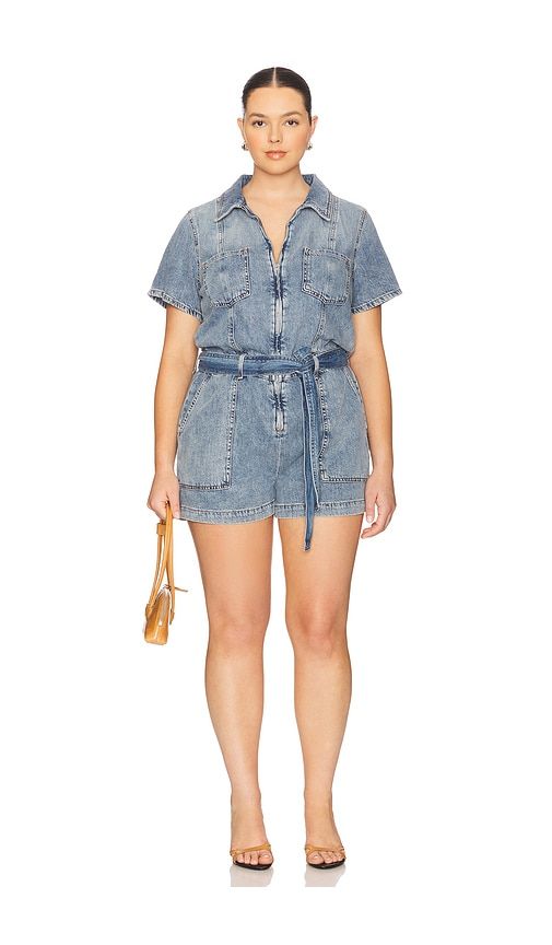 Fit For Success Romper in Blue. - size S (also in XXXXL/4X) - Good American - Modalova