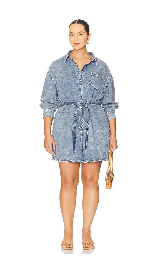 Denim Romper in Blue. - size M (also in S) - Good American - Modalova