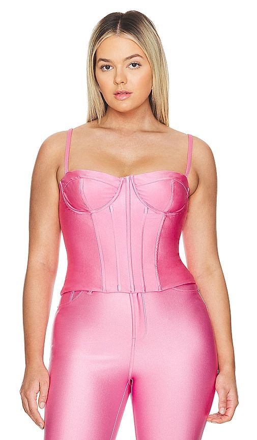 Compression Shine Corset in Pink. - size S (also in XS) - Good American - Modalova