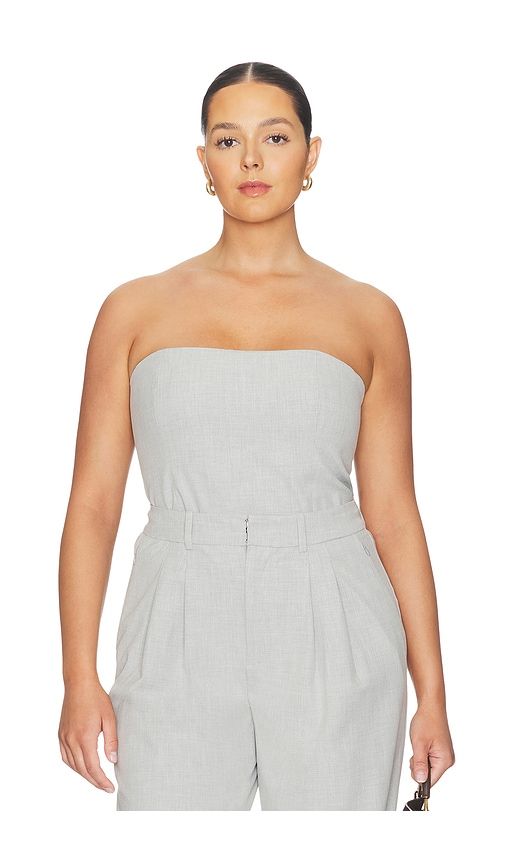 Essential Suiting Strapless Top in Light Grey. - size 2X (also in 3X, 5X, L, M, XS) - Good American - Modalova