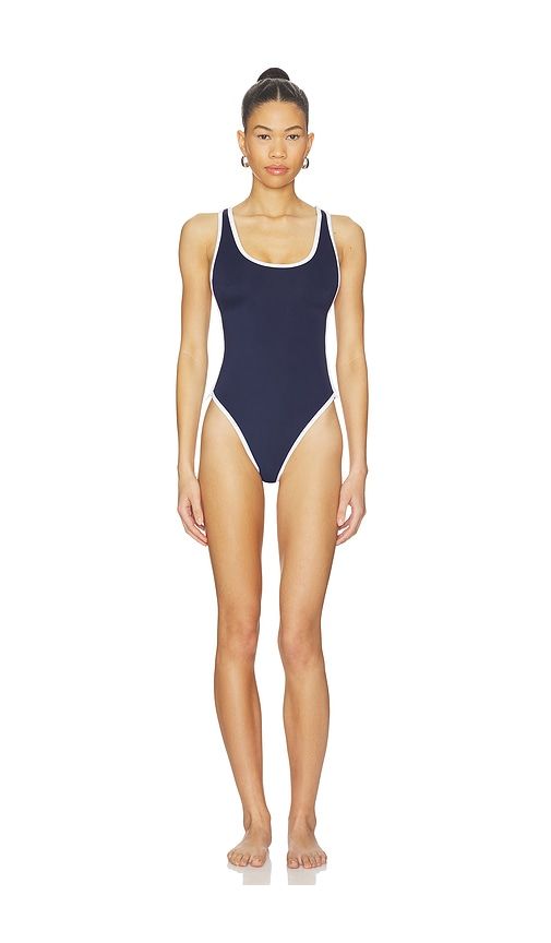 Varsity Lay Out One Piece in Navy. - size S (also in XXL) - Good American - Modalova