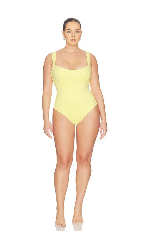 Compression Sweetheart One Piece in Yellow. - size L (also in XS) - Good American - Modalova