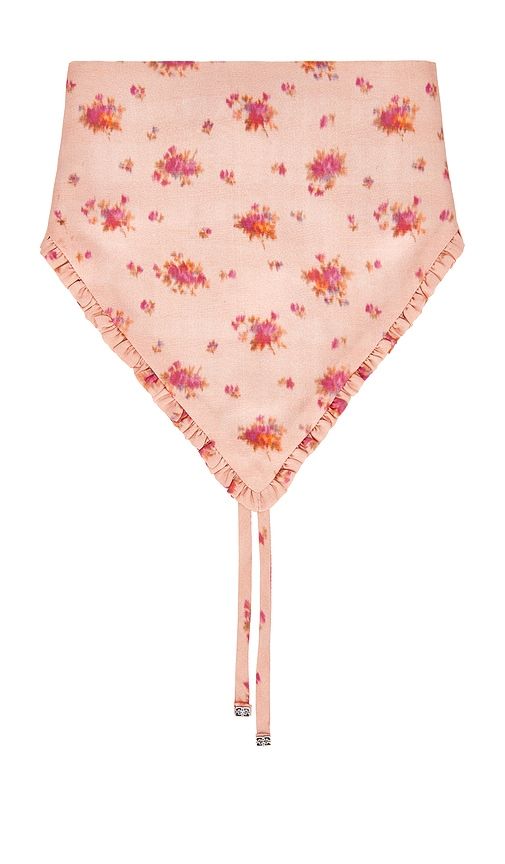 Ganni Silk Head Scarf in Pink - Ganni - Modalova