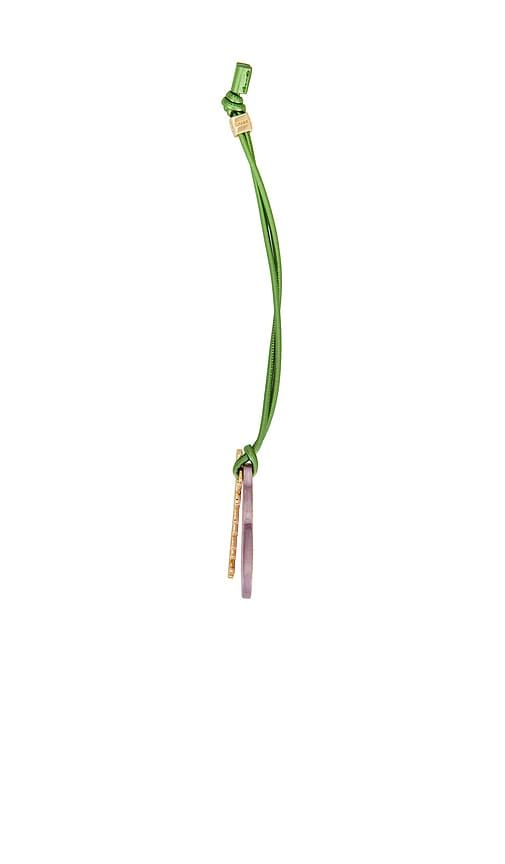 Bou Heart Mirror Crushed Bicolor Bag Charm in - Ganni - Modalova