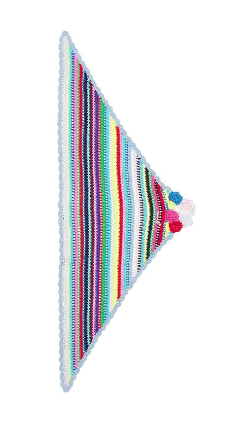 Ganni Triangular Scarf in Multi - Ganni - Modalova