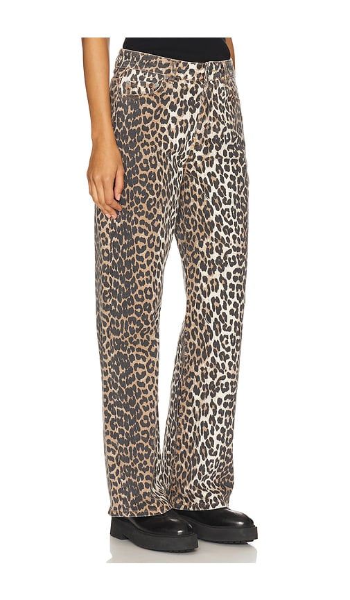 Izey Wide Leg Jeans in Brown. - size 27 (also in 28, 29) - Ganni - Modalova
