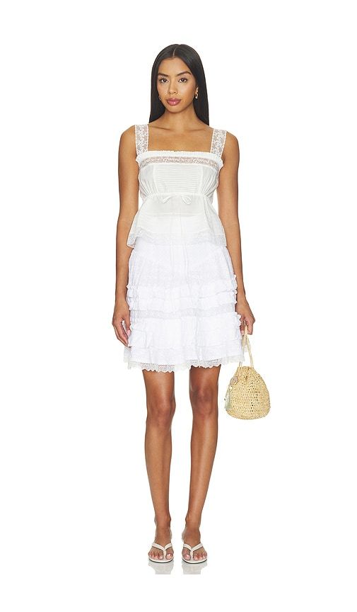 Cotton Voile Lace Slip Top in . Taglia 34. Also in 36, 38, 40 - Ganni - Modalova
