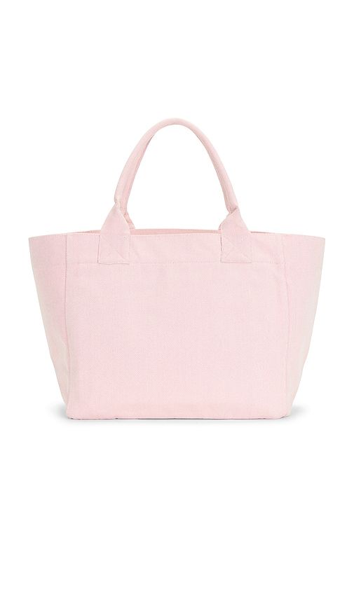 Medium Trapeze Shopper Bag Raspberry in White - Ganni - Modalova