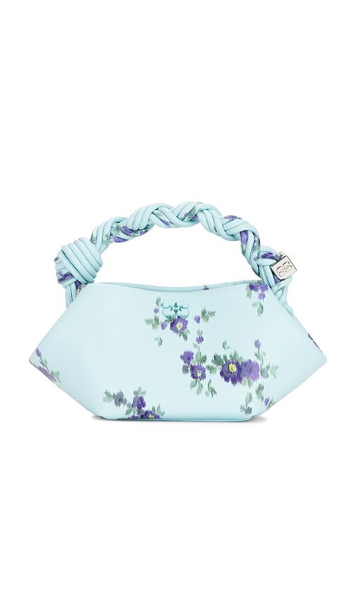 Ganni Bou Mini Print Bag in Blue - Ganni - Modalova