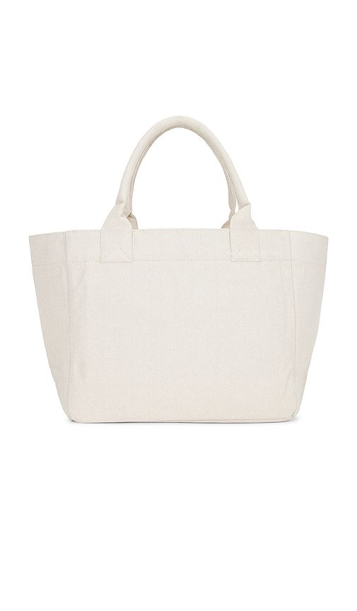 Medium Trapeze Shopper Strawberry Print in Cream - Ganni - Modalova