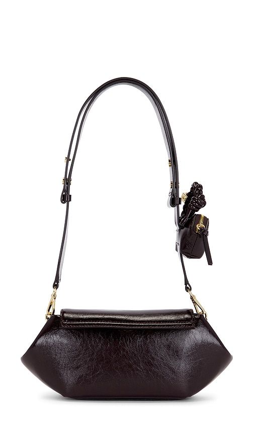 Bou East West Deep Shine Bag in Brown - Ganni - Modalova