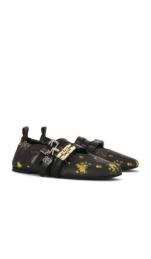 Sue Triple Ballerina in Black. - size 36 (also in 37) - Ganni - Modalova