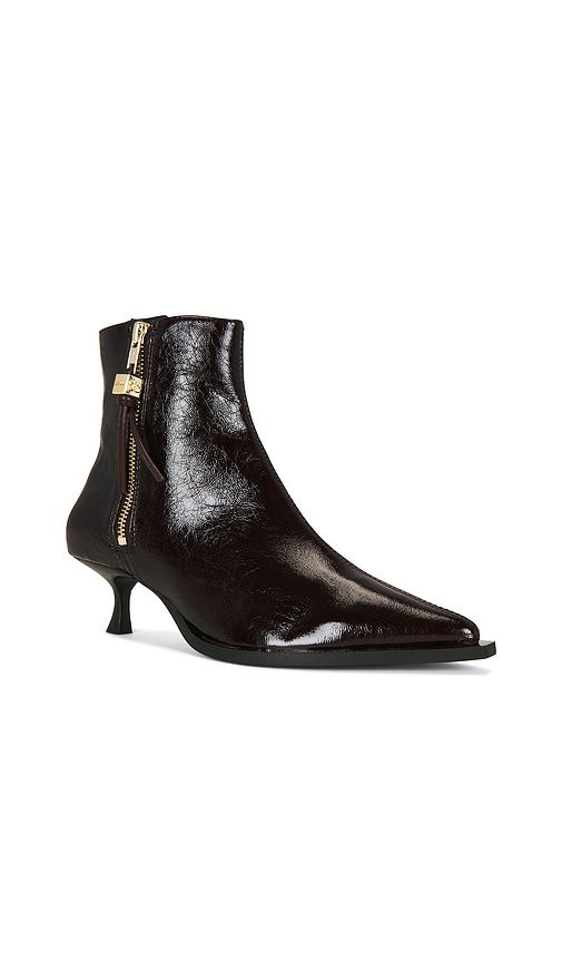 Ana Ankle Boot Deep Vintage in Chocolate. - size 36 (also in 37, 38, 39, 40) - Ganni - Modalova