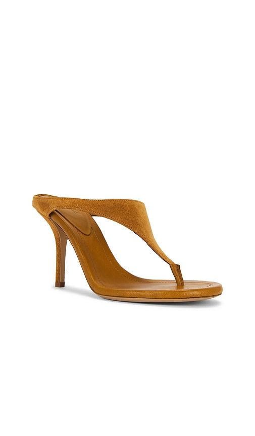 Lara Thong Heel in Tan. - size 36 (also in 38, 39, 40) - GIA BORGHINI - Modalova