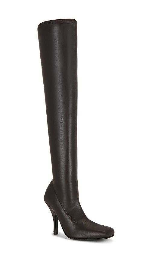 Lea Over The Knee Boot in Brown. - size 36 (also in 36.5, 37, 37.5, 38, 38.5, 39.5) - GIA BORGHINI - Modalova