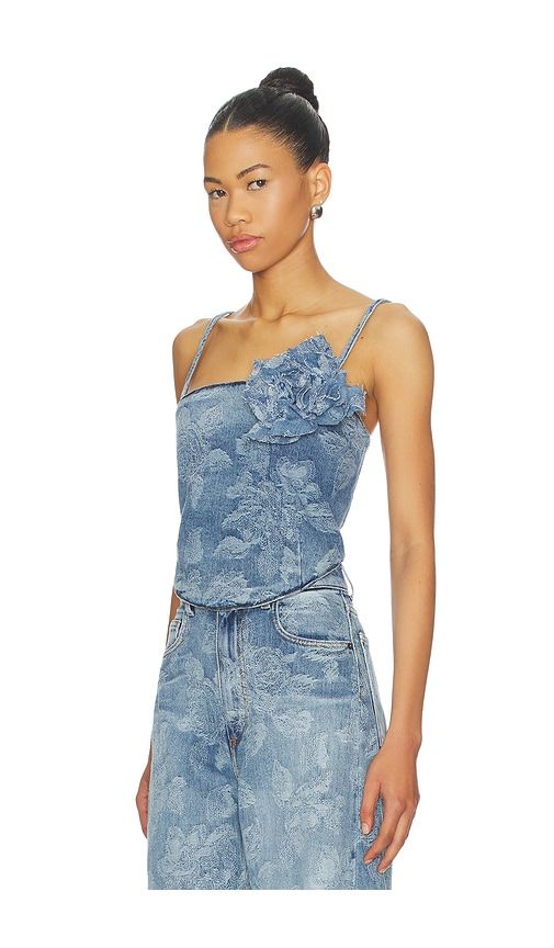 Denim Top in . - size S (also in XS) - GIUSEPPE DI MORABITO - Modalova