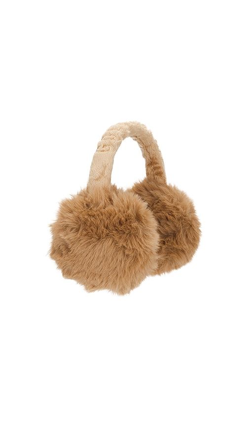 Fluffy Earwarmers in Brown - Goldbergh - Modalova