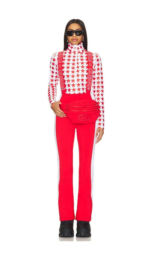 High End Softshell Salopette in Red. - size 34 (also in 36, 38, 40) - Goldbergh - Modalova