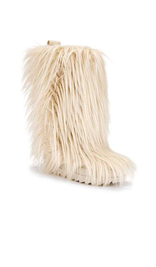 Leonora Faux High Snowboot in Cream. - size 38 (also in 40) - Goldbergh - Modalova